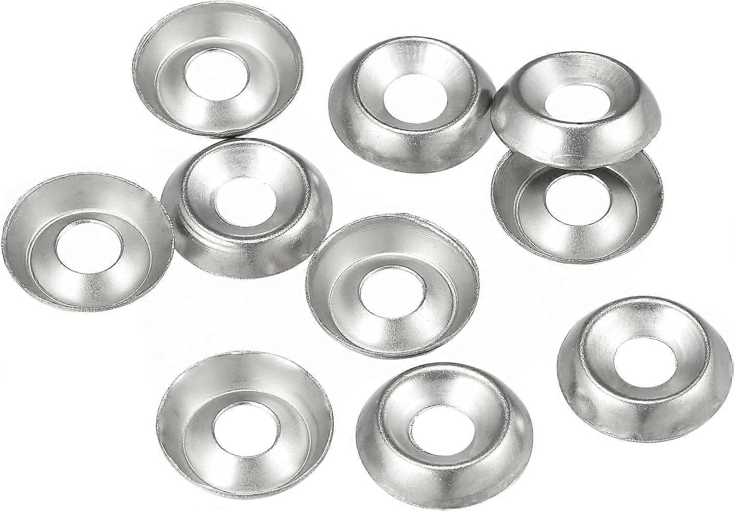 垫杯器杯沉头垫圈 #6 304 不锈钢螺丝螺栓 50 件