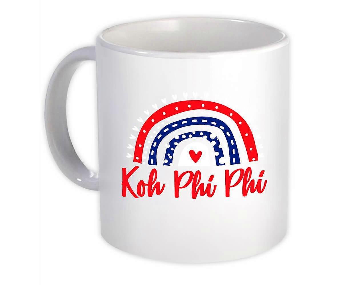 Gift Mug: Koh Phi Phi Thailand Rainbow