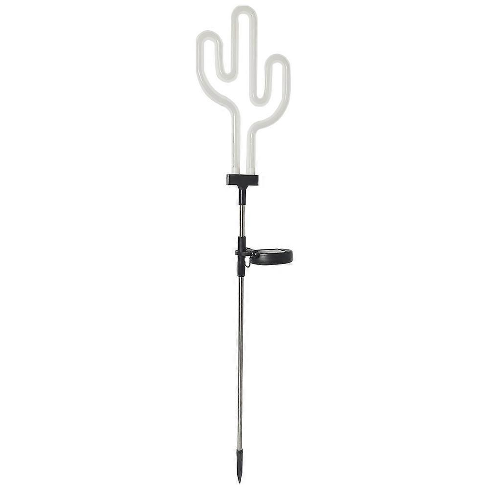 1pc Lampe de pelouse solaire extérieure Cactus Lawn Lamp Creative Cactus Modeling Solar Lamp