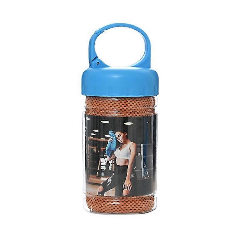 שימושי מגבת קירור צבע אחיד קמפינג כושר ספורט JIKAIX