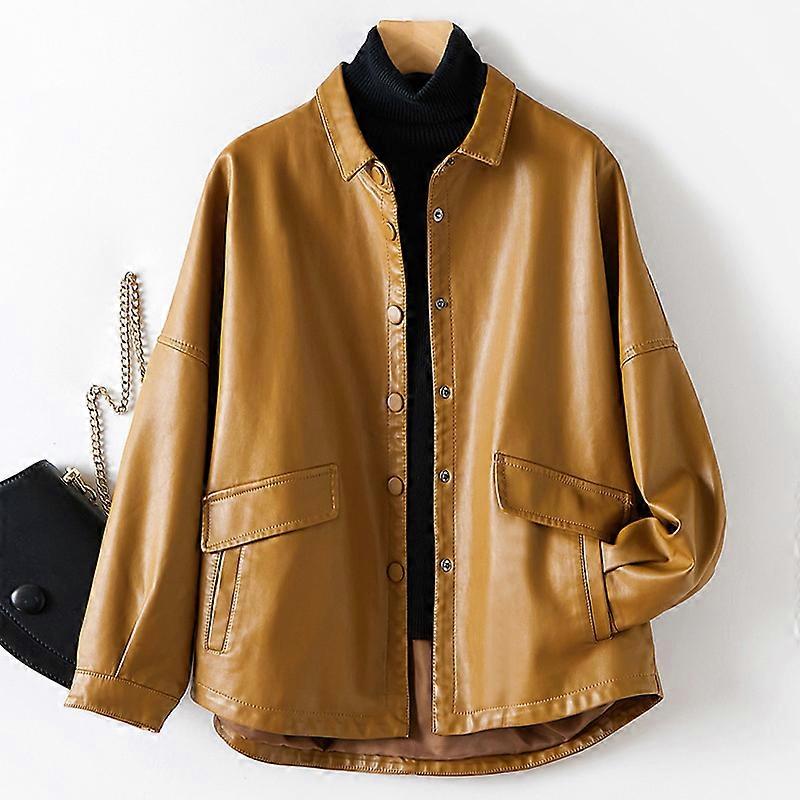 Maillard Women's Fall Leather Jacket Coat