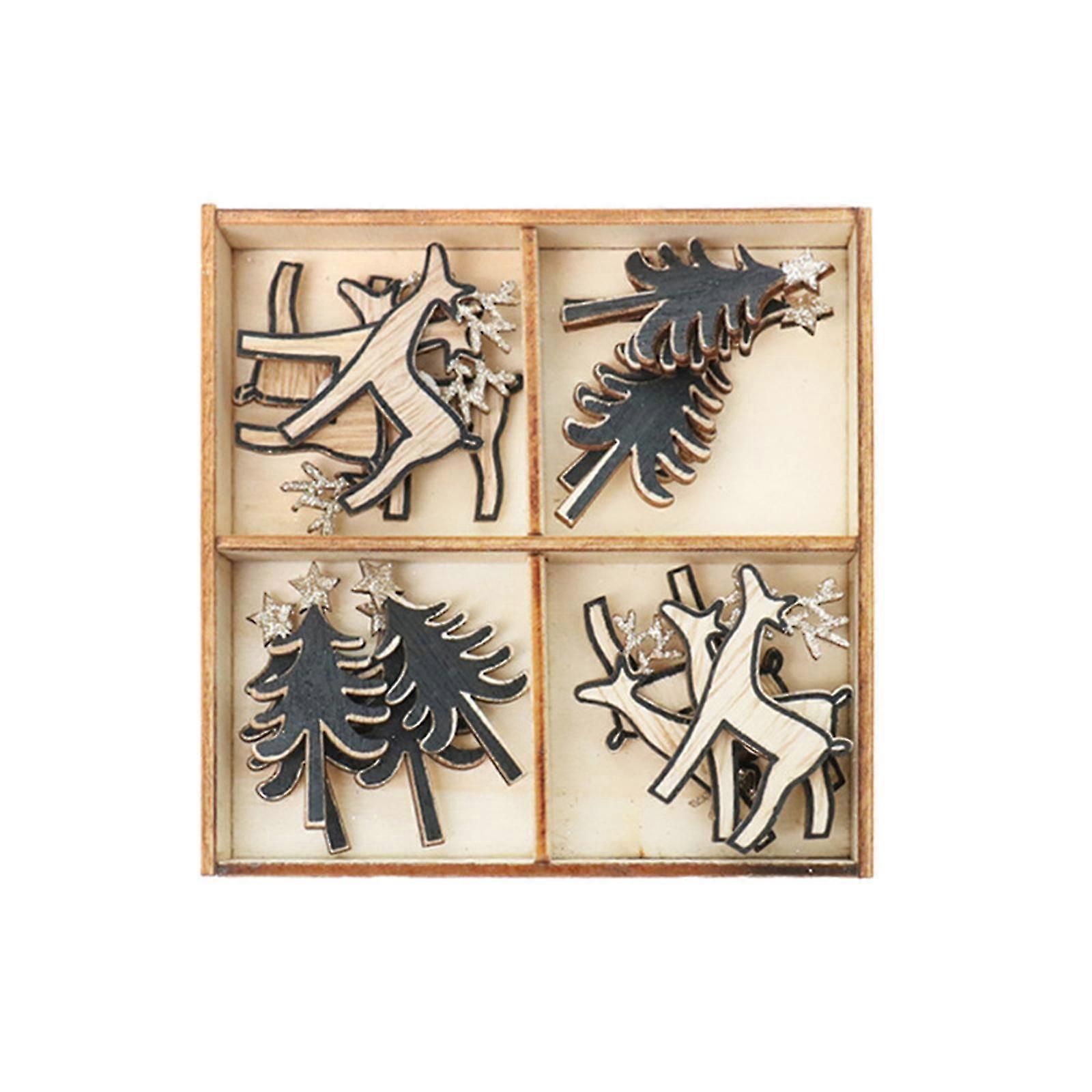 Wood Pendant 1box Crafts Creative Hanging Creative Crafts