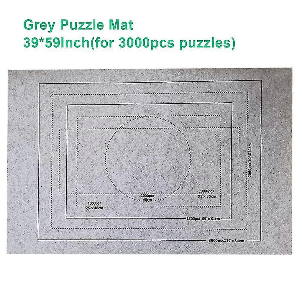 Professional Puzzle Mat Roll Up Felt Mat For Puzzle Storage Eco-friendly Material For Up