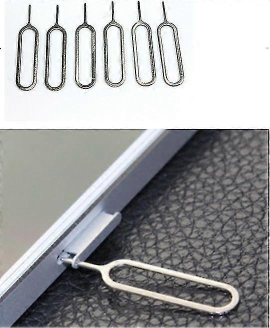 100pcs Universal Sim Card Ejection Pin pour Android Iphone Sim Card Tray Needle Extractors Tool