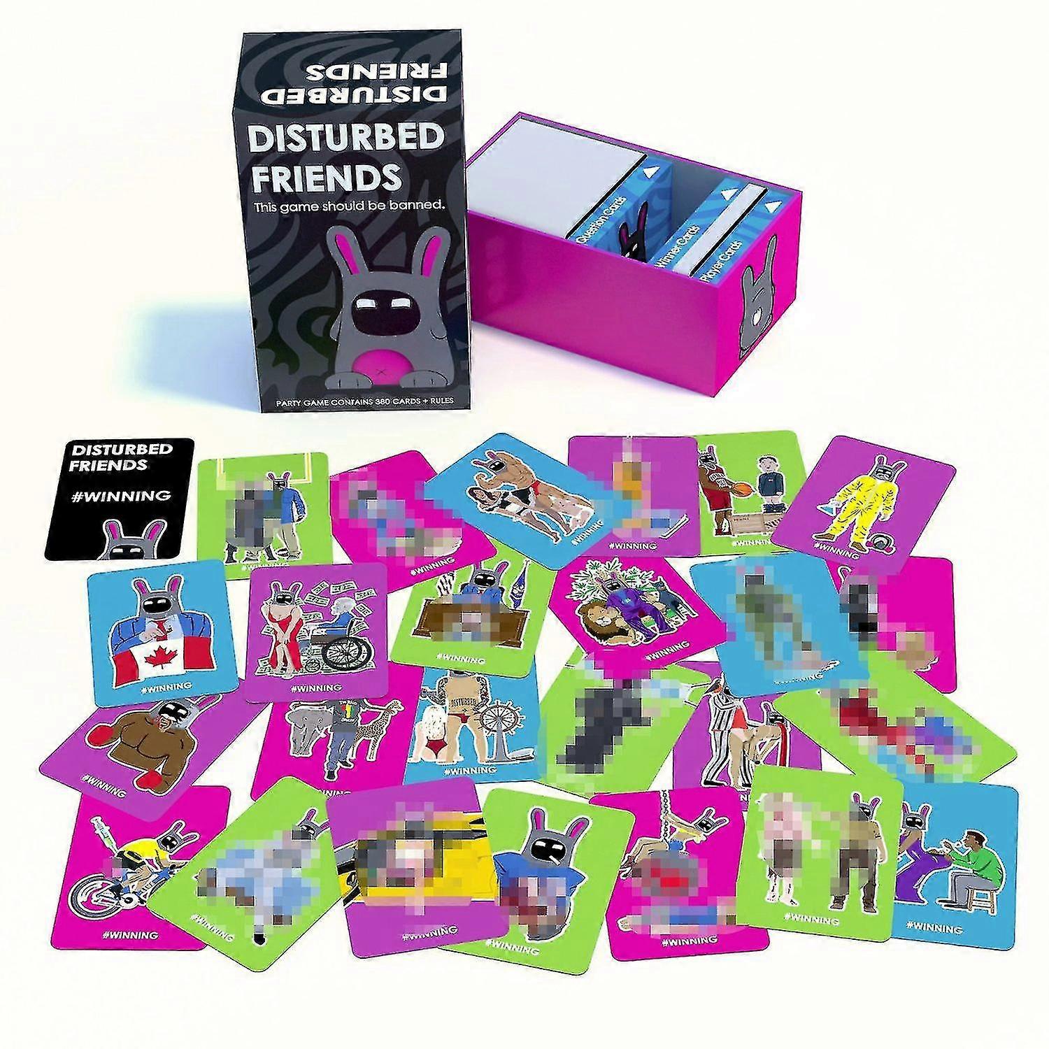 Disturbed Friends Board Game Against Humanity Card