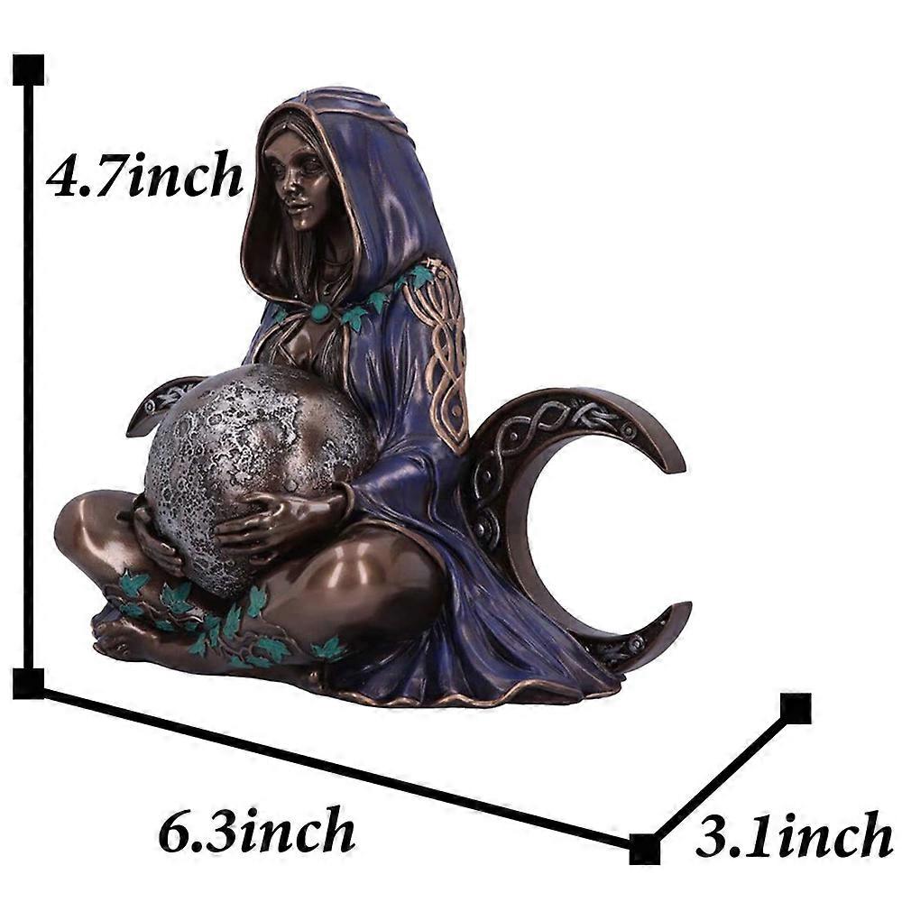 14cm Άγαλμα Τέχνης της Μητέρας Γης Το Νέο Άγαλμα Τέχνης της Μητέρας Γης Millennial Άγαλμα της Γαίας Ειδώλιο Ρητίνη Νέμεσις Γούρια Διακόσμηση Αγάλματος