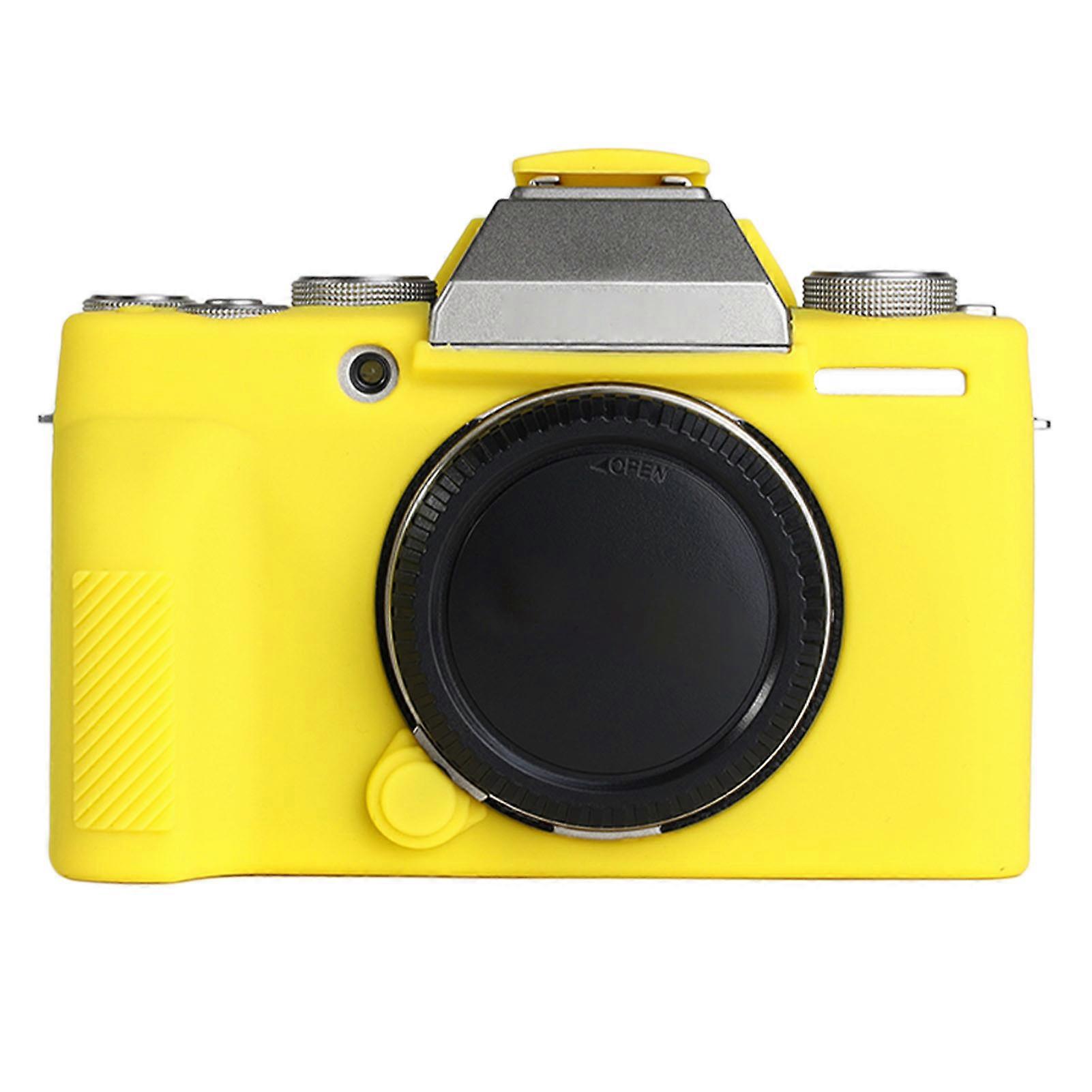 Silicone Camera Protective Case Anti Scratch Soft Silicone Protective Cover Protector Skin for Fujifilm XT200 Yellow