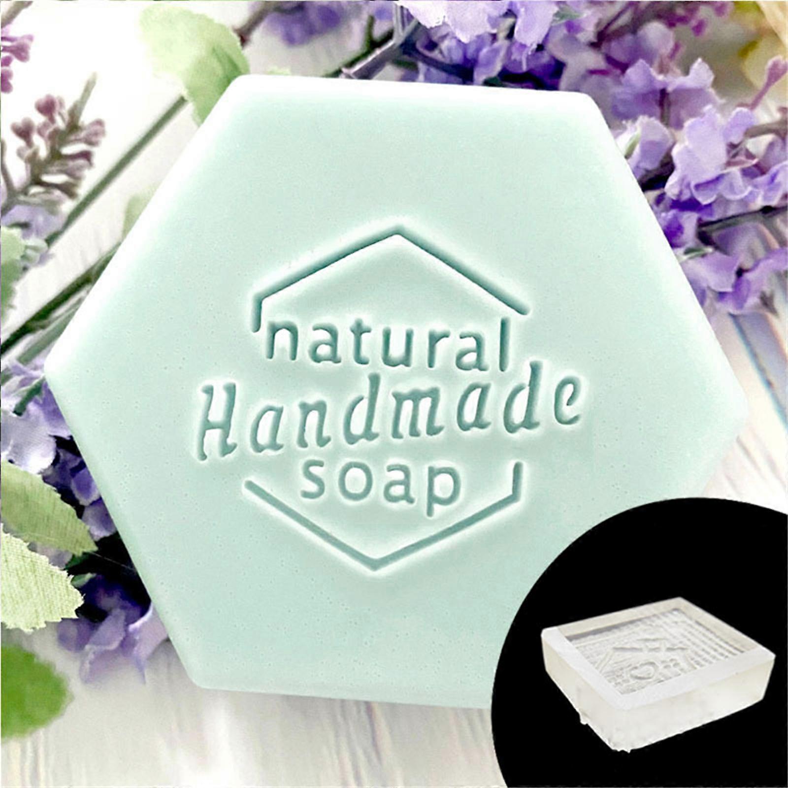 Stamping Mold Imprints Stamp Mini Transparent Embossing Seal for Cookie Soaps