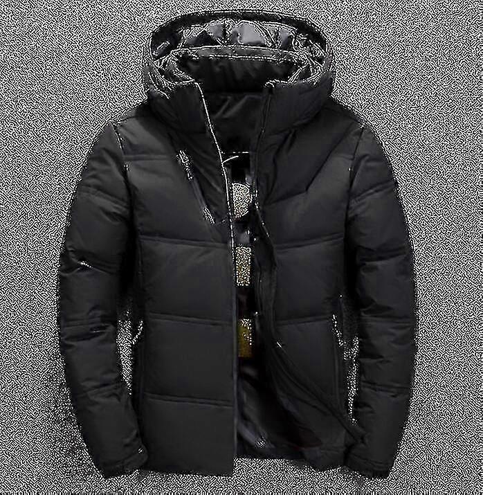 سترة الشتاء الرجال عالية الجودة الأحمر أسفل معطف مقنع باركا أزياء ذكر أبيض بطة أسفل سترة سميكة ملابس الثلج الدافئة