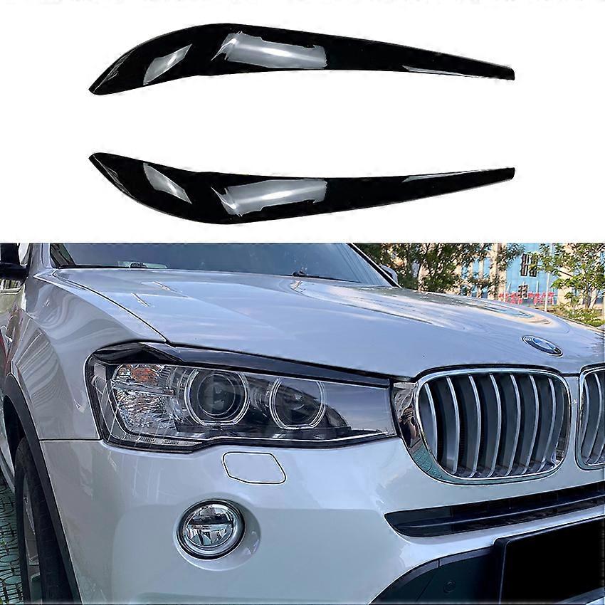 מתאים לב.מ.וו X3 F25 X4 F26 2014-2017 פנס קדמי גבה חיצוני שינוי מדבקת רכב