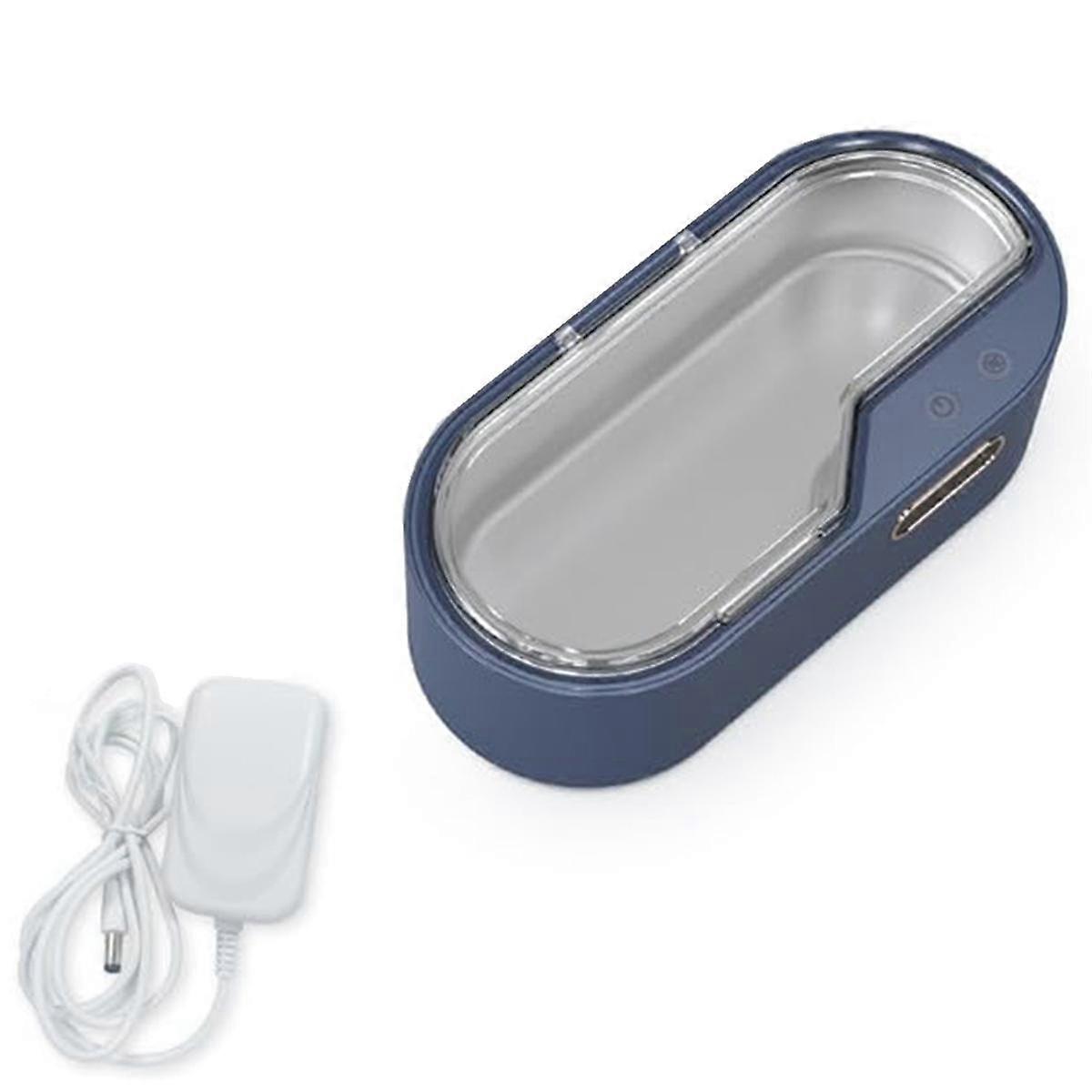 Small Portable Ultrasonic Cleaning Machine Glasses Cleaning Machine Mini Gold and Silver Jewelry Cleaning Machine GiftA