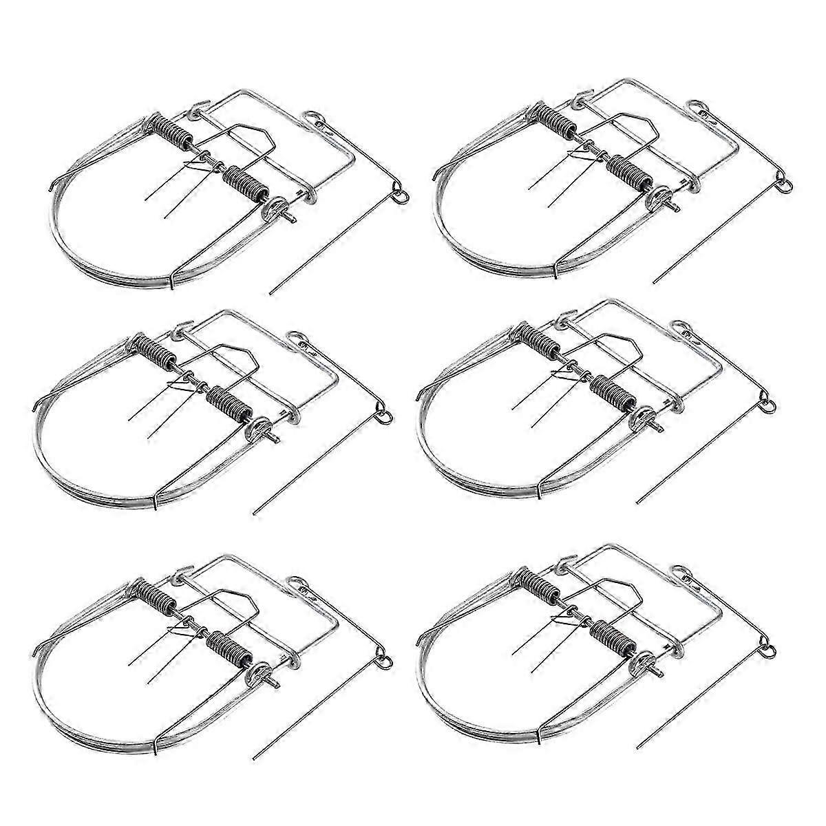 Small Animal Traps Mouse Trap,spring Trapt Cage,suit For Rat,reusable, 10pack