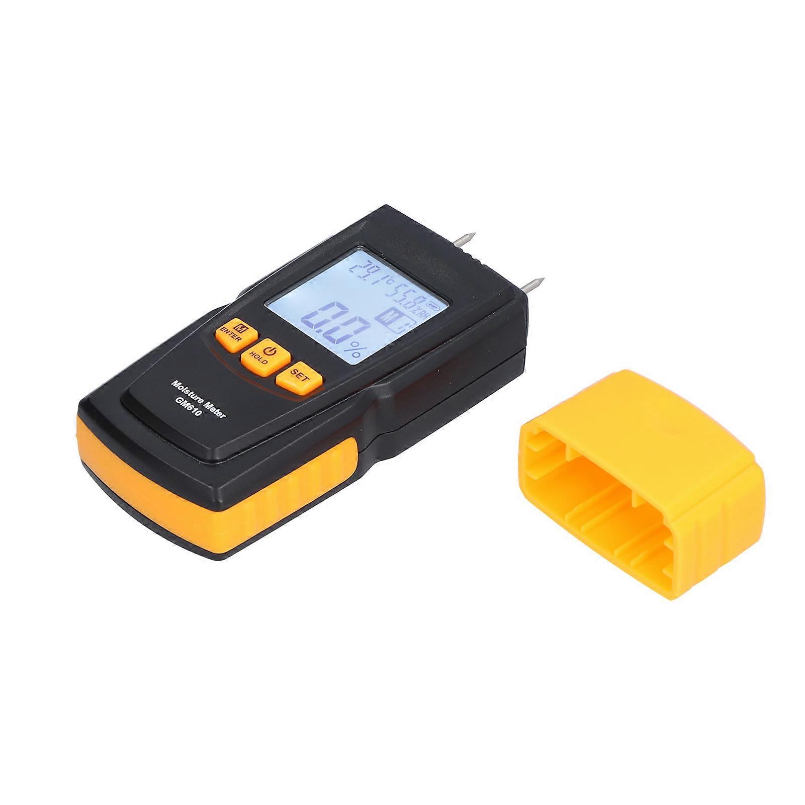 GM610 Needle Type Moisture Meter Portable Wood Moisture Detector Tester Analyzer for Moisture Content