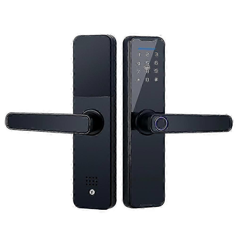 Tuya Smart Lock Fingerprint Lock Door Lock Keypad Door Lock With Handle Fingerprint Electronic