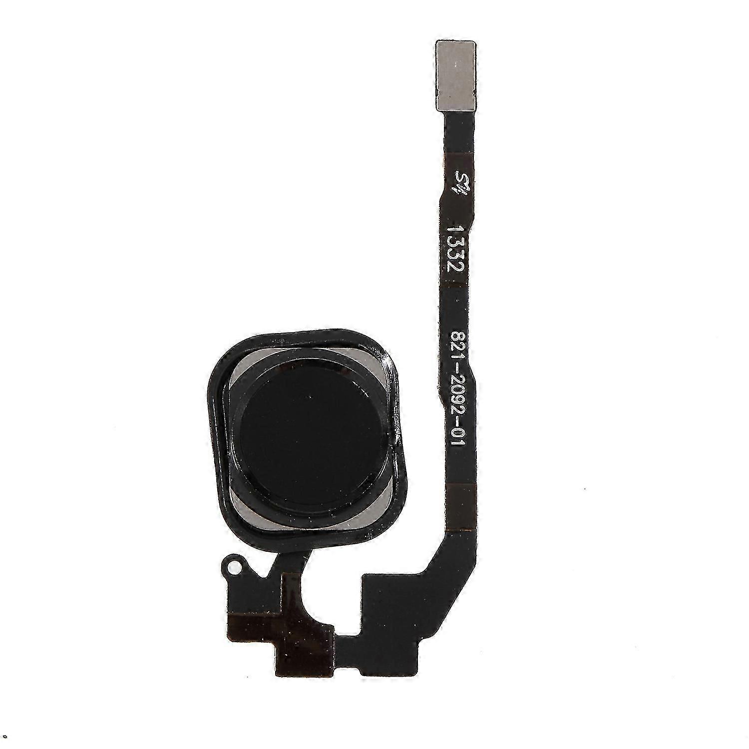 Home Key Fingerprint Button Flex Cable Part with Rubber Ring Gasket Compatible with iPhone 5s (without Logo)