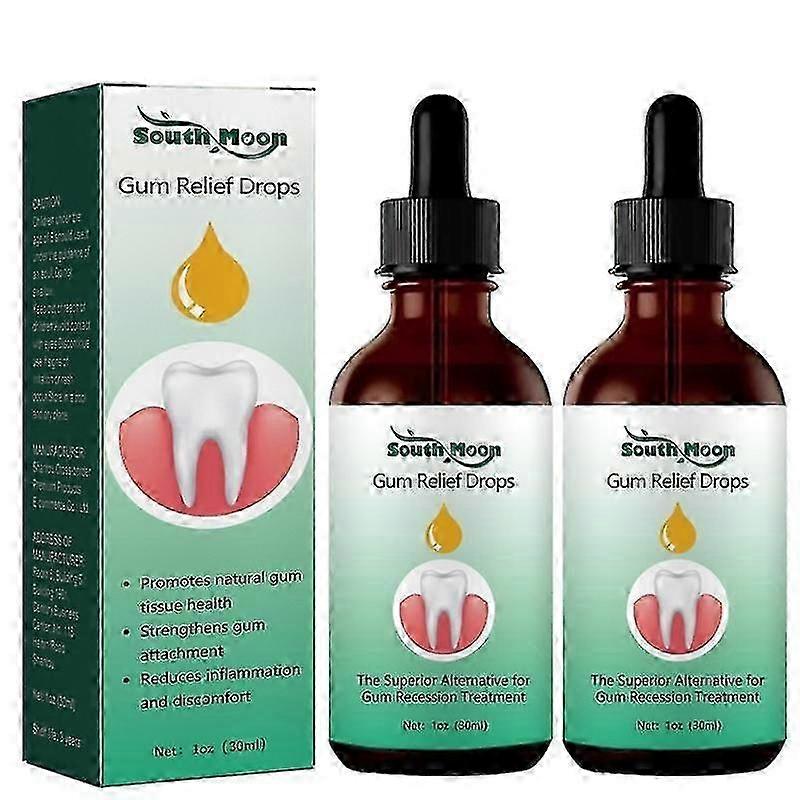 2pcs Gum Drops Clean Teeth Remove Teeth Macular Relieve Mouth