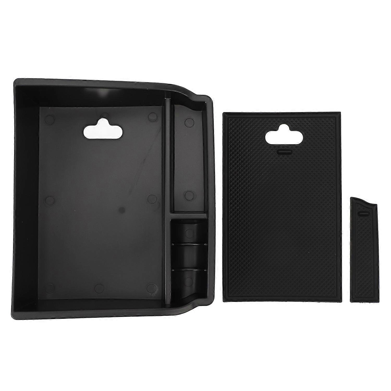 Center Console Organizer Tray Armrest Storage Box with Anti Slip Pads Replacement for Toyota Hilux 2