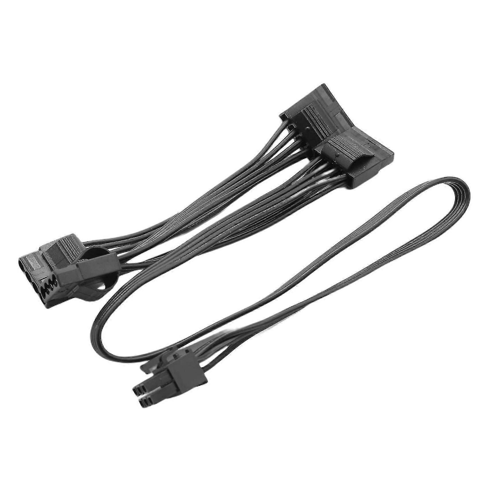 6pin To 4 Molex Modular Power Supply Cable For Corsair Rm1000x Rm850x
