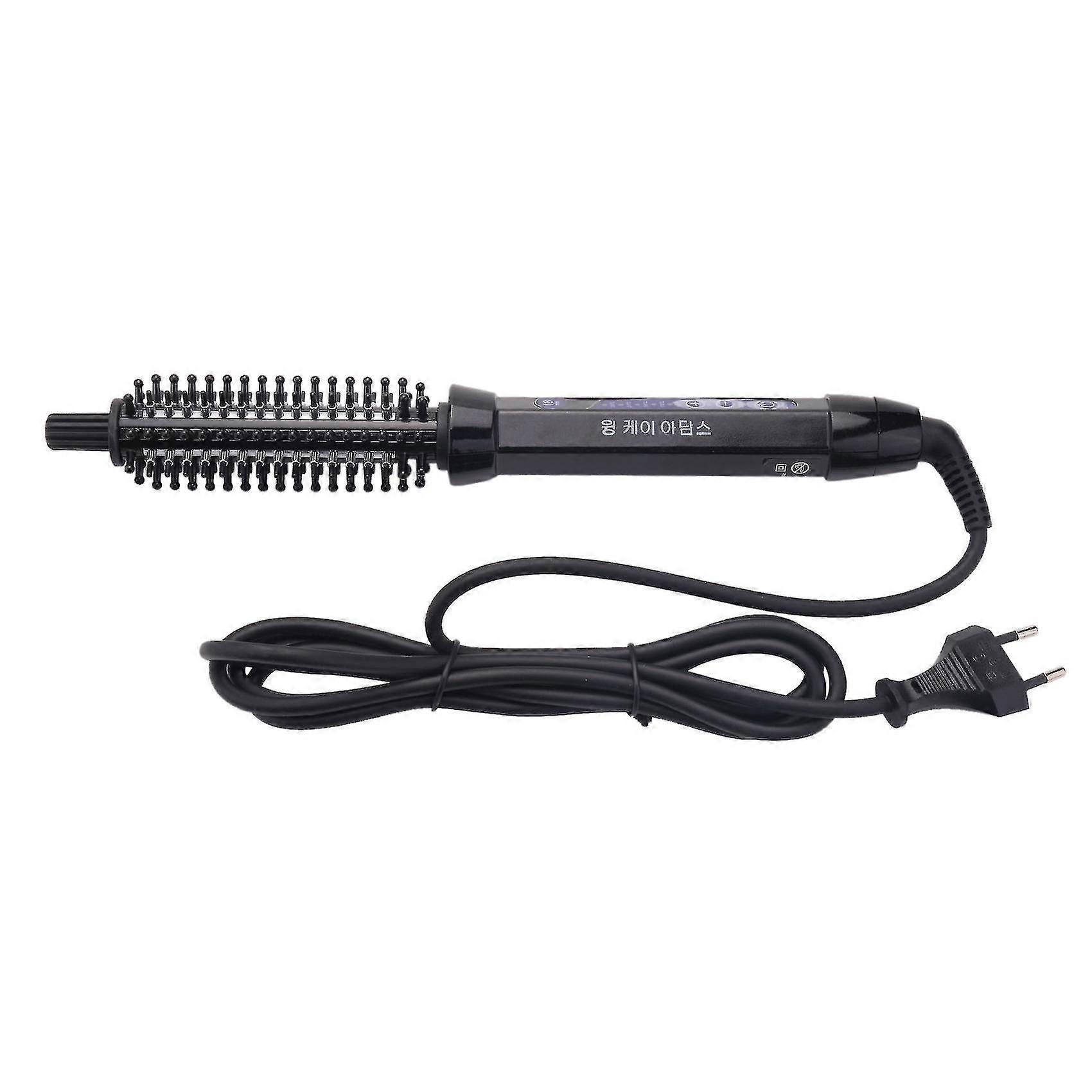 18mm Elektryczna szczotka grzebieniowa do włosów 2 w 1 Pro Ceramiczna lokówka Roller Narzędzia do stylizacji Kręcenie włosów UE P
