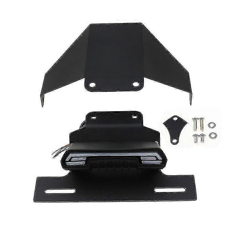Motorcycle Accessories Rear License Plate Holder Bracket Tail Light