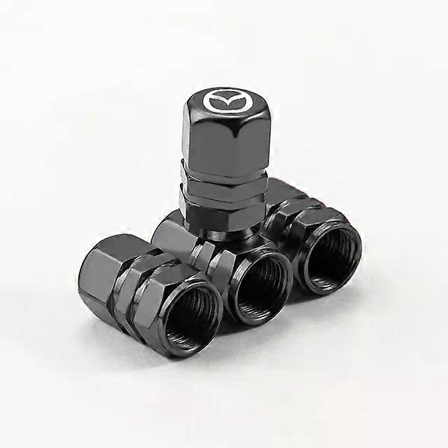 4Pcs Car Styling Tire Wheel Valve Cap Tire Valve Stem For 6 3 5 2 CX5 CX7 323 Demio Axela Atenza CX9 MX3 MX5 RX8 RX7 MX30 MAXP