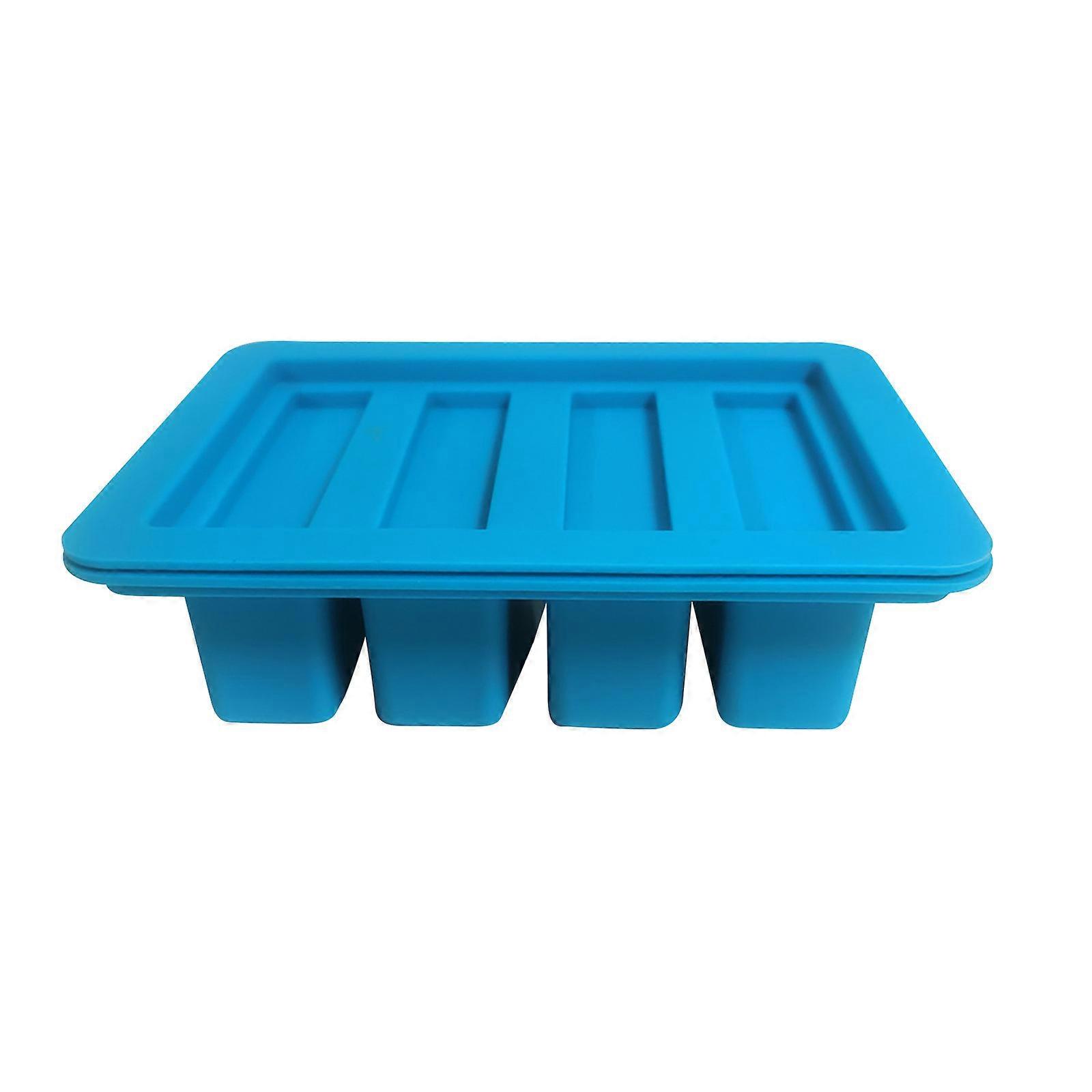 Butter Tray with Lid Storage The Butter Molds with 4 Large Storage