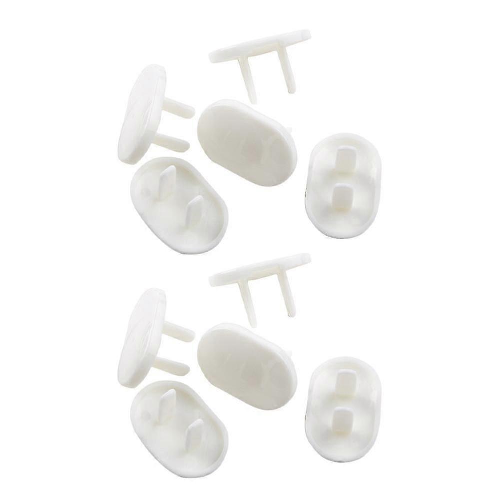 10Pcs Plug Socket Electric Outlet US 2 Plug Cover Baby Safety Protector Tool