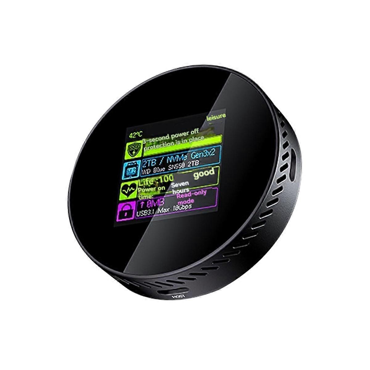 M.2 NVMe SSD-kabinett Magnetisk design 10 Gbps dataoverføring 3s strømbeskyttelse 2 TB utvidelsesgrad PD-lading 100 W