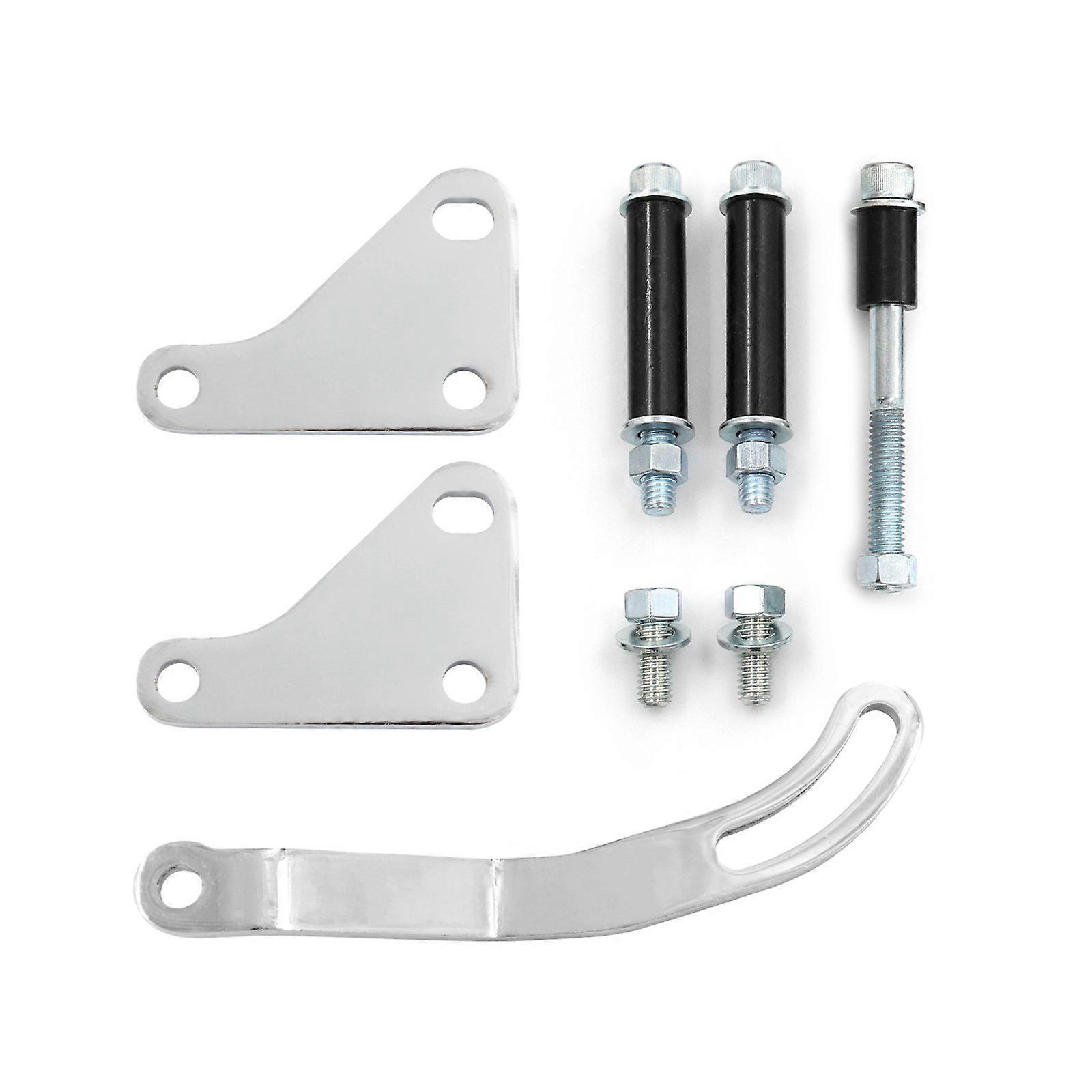 1 Set Power Steering Pump Mounting Bracket LWP SWP Auto Repairing Accessories Maintainence Tools for SB SBC 350 plating