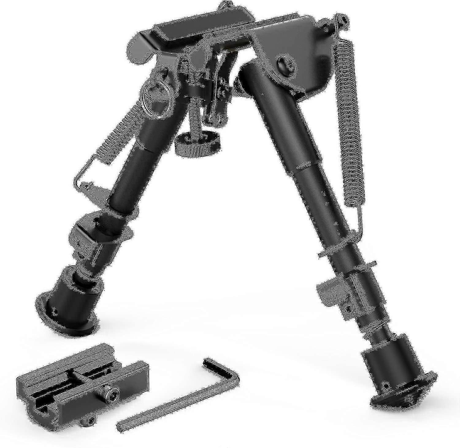 2024 2 σε 1 Bipod 6 ιντσών έως 9 ιντσών ρυθμιζόμενο ύψος τοποθετεί προσαρμογέα ράγας που περιλαμβάνεται - Ruikalucky