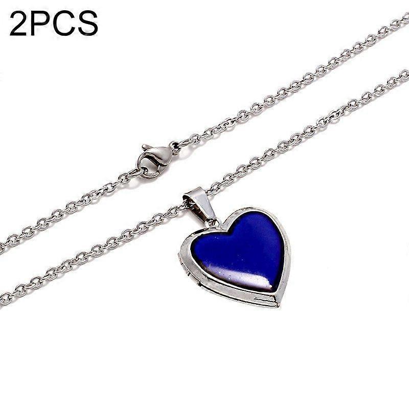 2 PCS Temperature Sensitive Discoloration Necklace