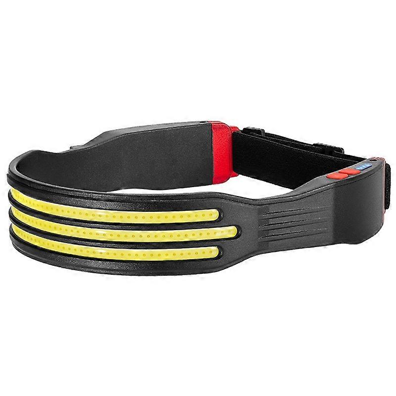 W695-3 Mini LED Headlight Multi-Function COB Headlamp with Red Warning Outdoor Headband Light