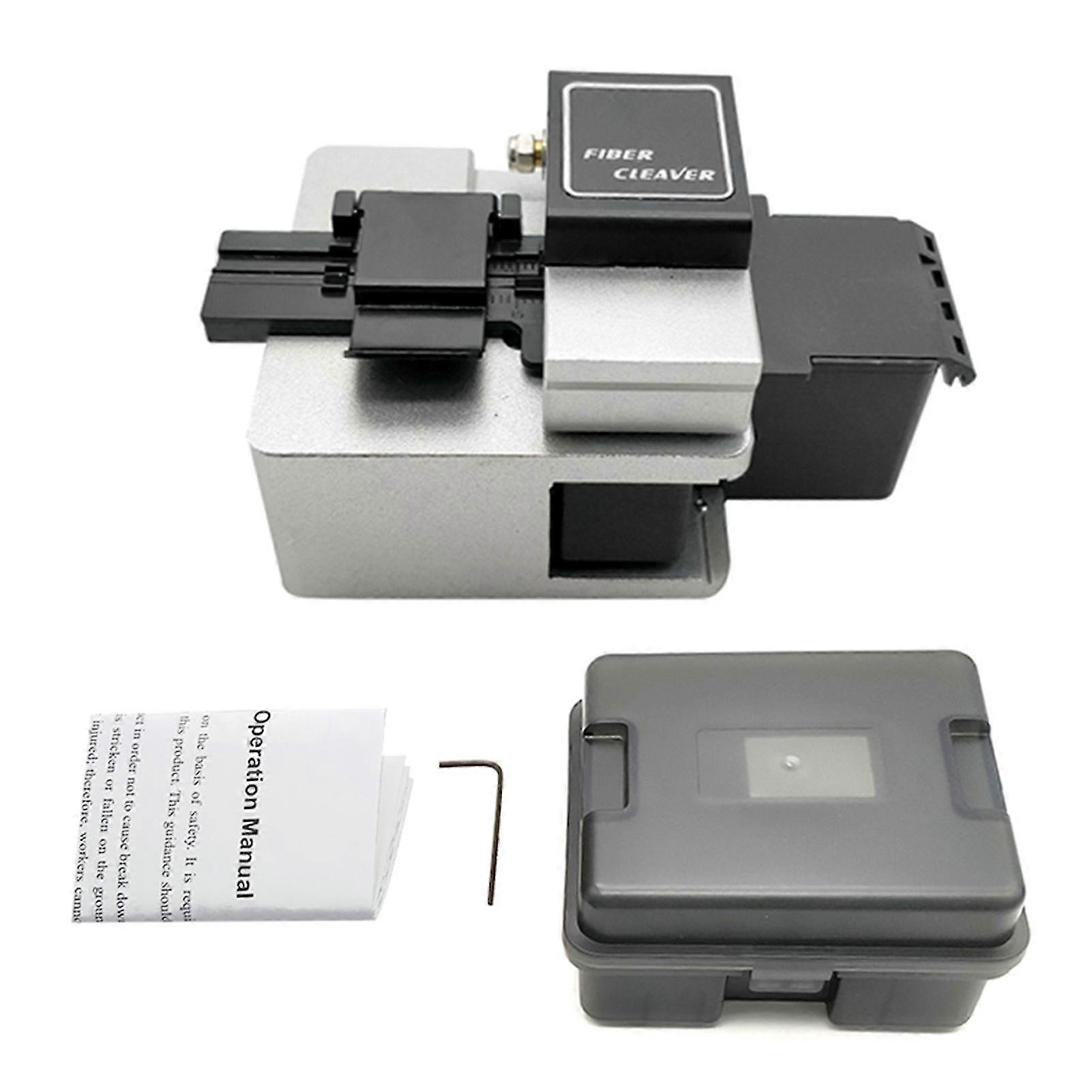 Full Automatic Fiber Optic Cleaver with Hex Wrench High Accuracy Optical Fiber Cutter 125um
