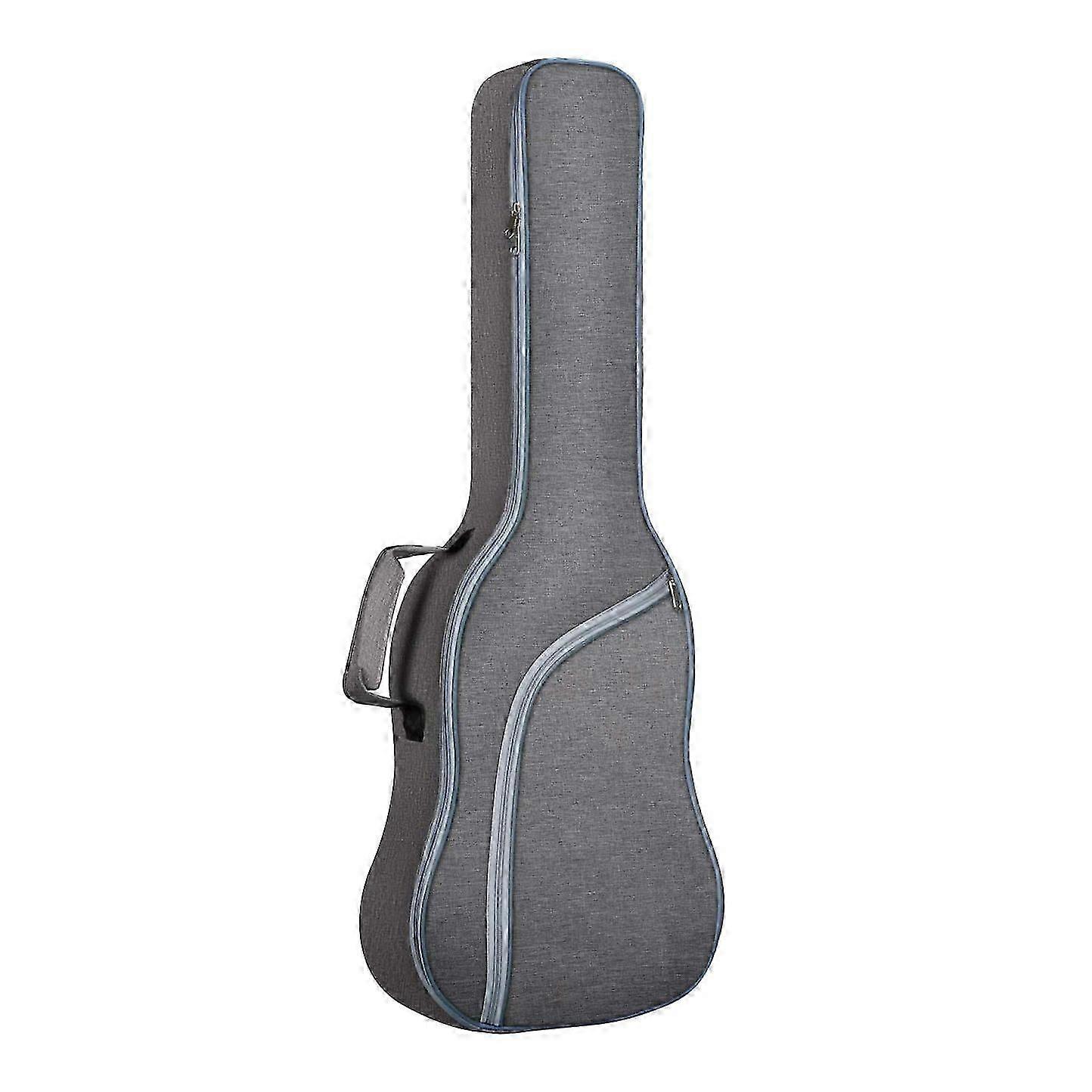 Elgitarr Gig Bag 12MM vaddering Dubbel justerbar axel för elgitarr Basgitarr Klassisk gitarr och mer js