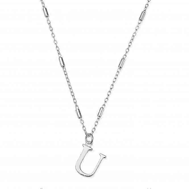 Iconic Initial U Silver Necklace SNCC4040U