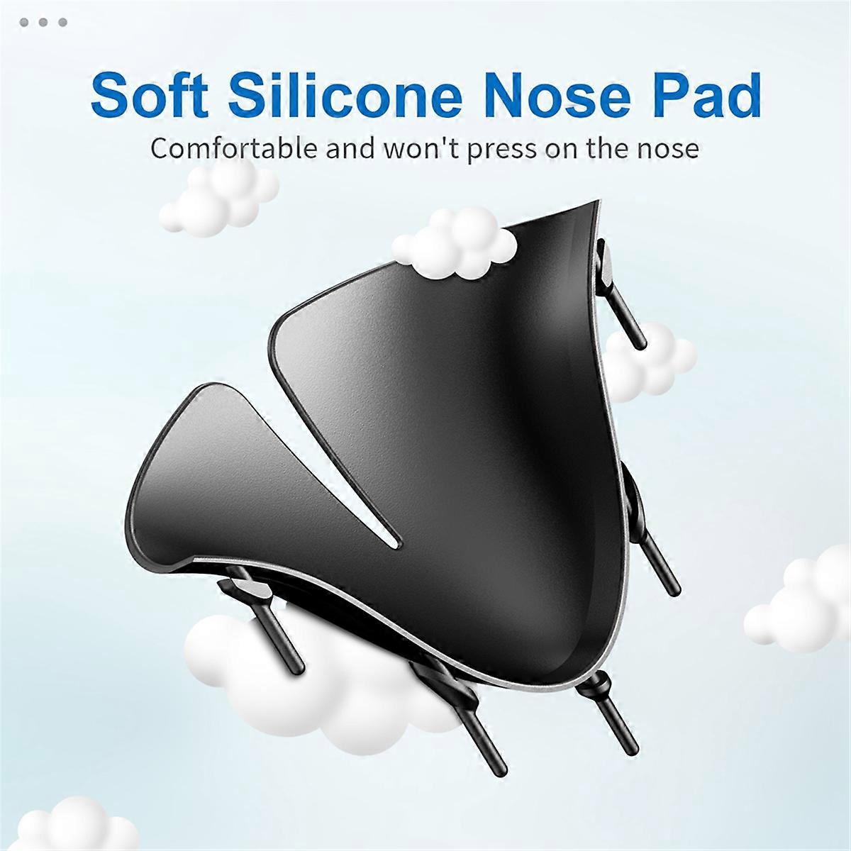 Meta/3Sアクセサリー用インターフェースフェイスパッドカバー、快適なPUフェイスとアイスシルクコットンクッション