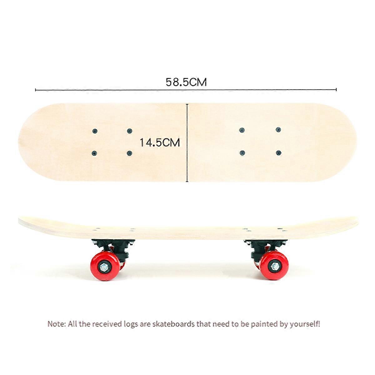 58.5cm Skateboard Deck Maple Skate Board Blank DIY Decorative Board