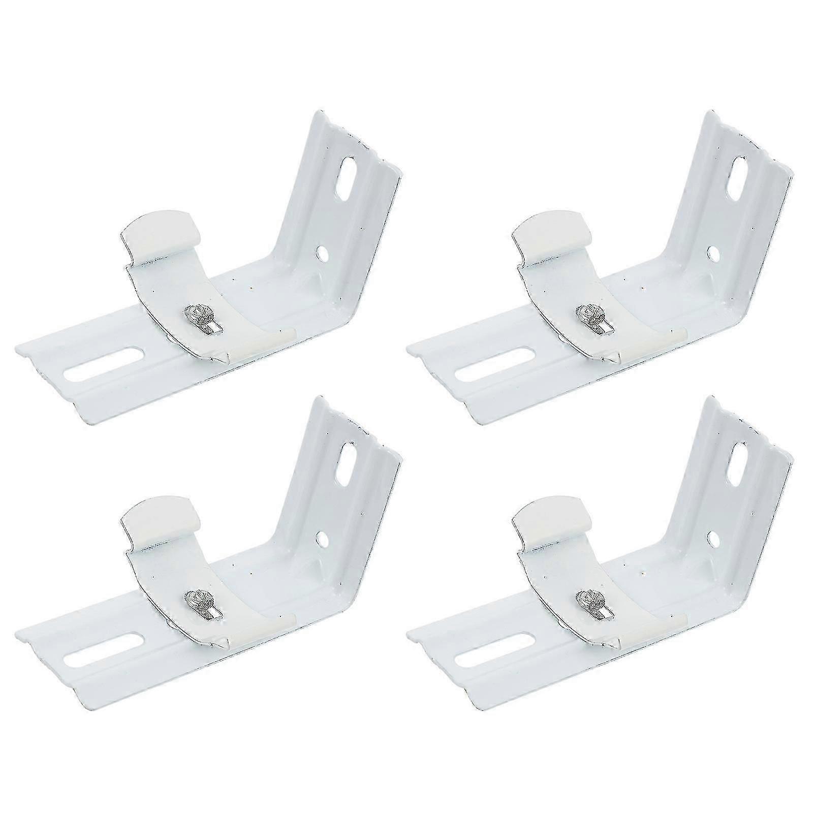 4 Pcs Curtain Brackets Curtain L Bracket Venetian Blind Tilt Hook Window Blinds Part Acessory