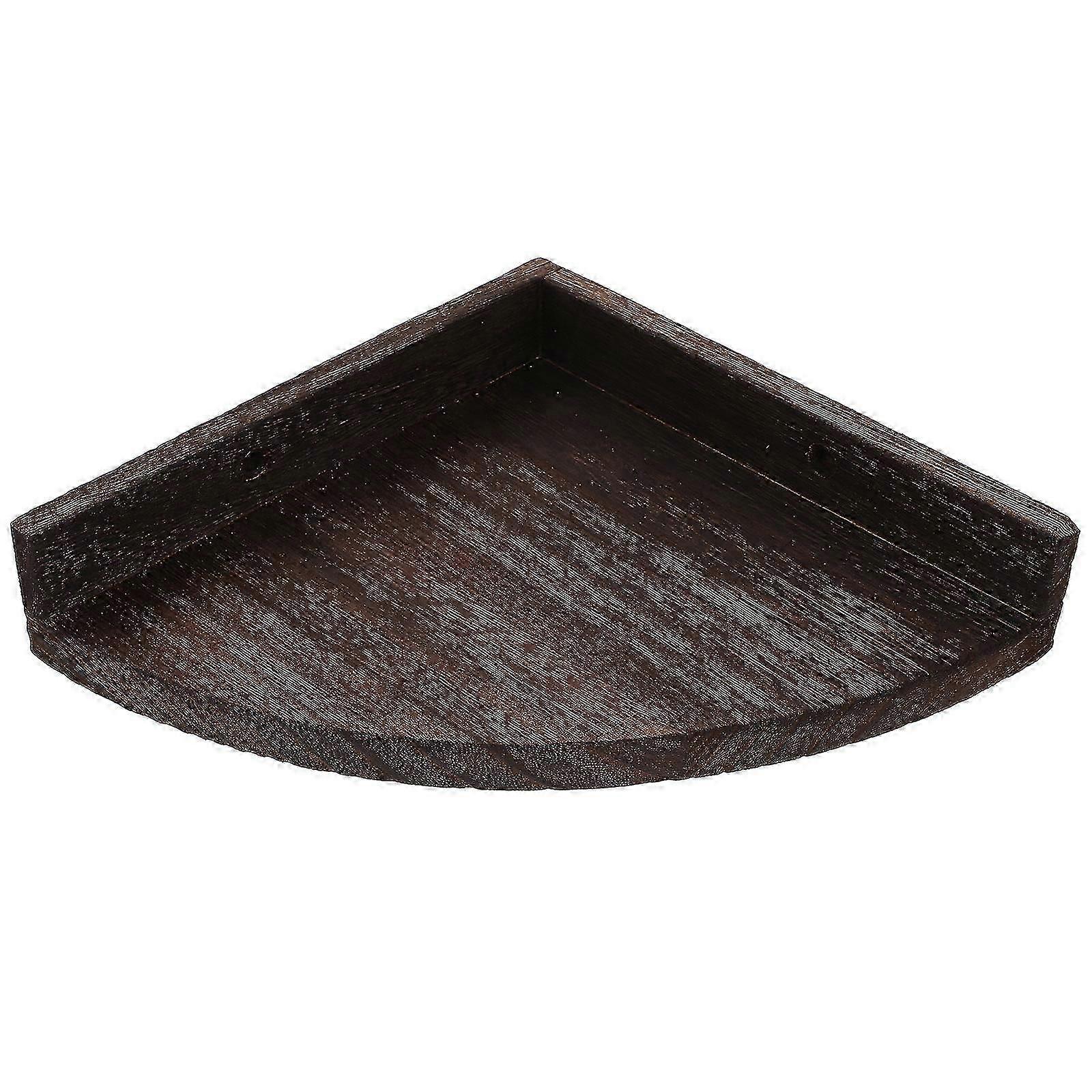 Corner Wall Shelf Floating Corner Shelf Rustic Wood Shelf Wall Storage Display Shelf