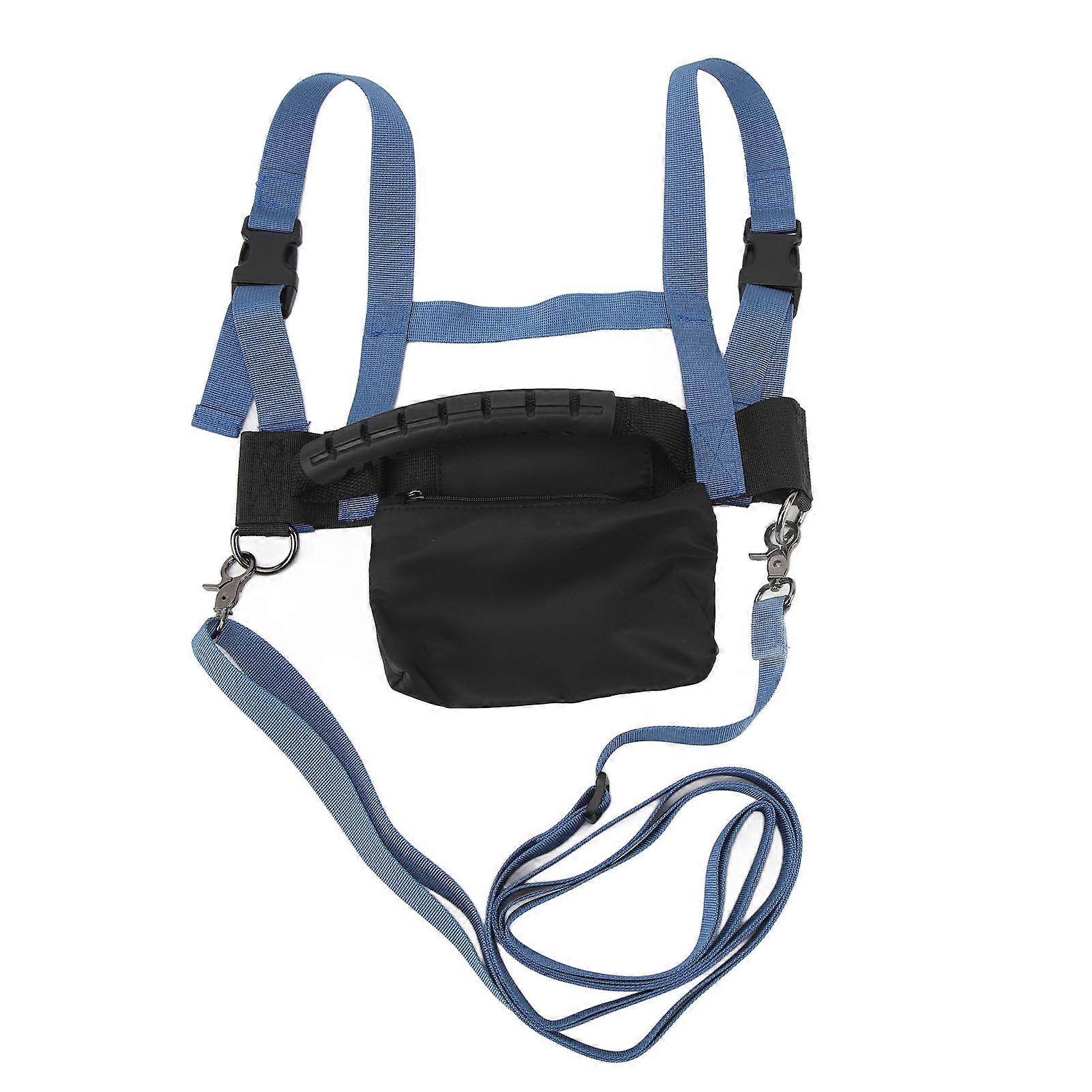 Ski Snowboard Harness with Leash Bag Nylon Adjustable Speed Control Teaching Ski Training Equipment for Kids Skiing Training