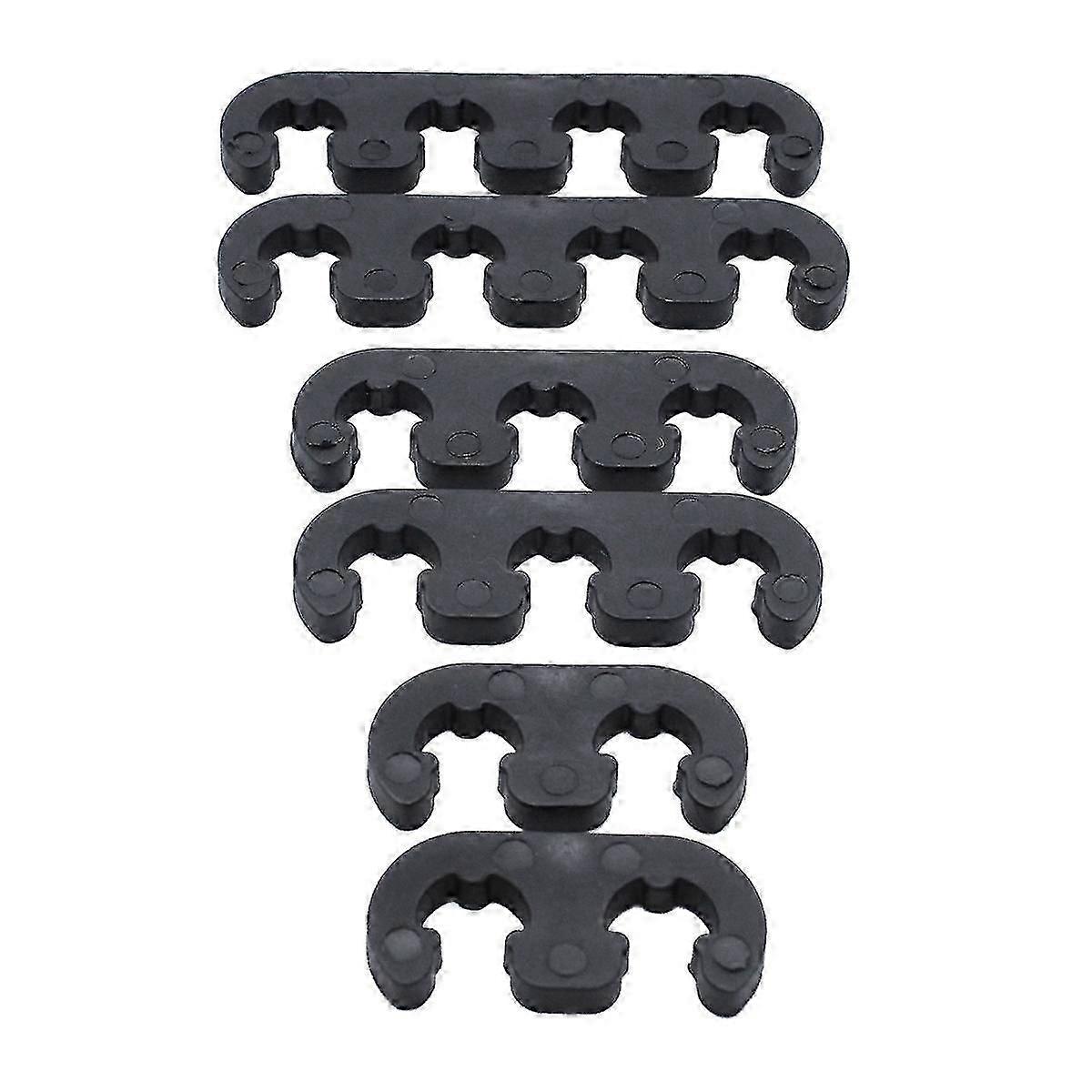 7mm 8mm Plastic Spark Plug Wire Separators Dividers Looms Universal Black Separators Dividers For