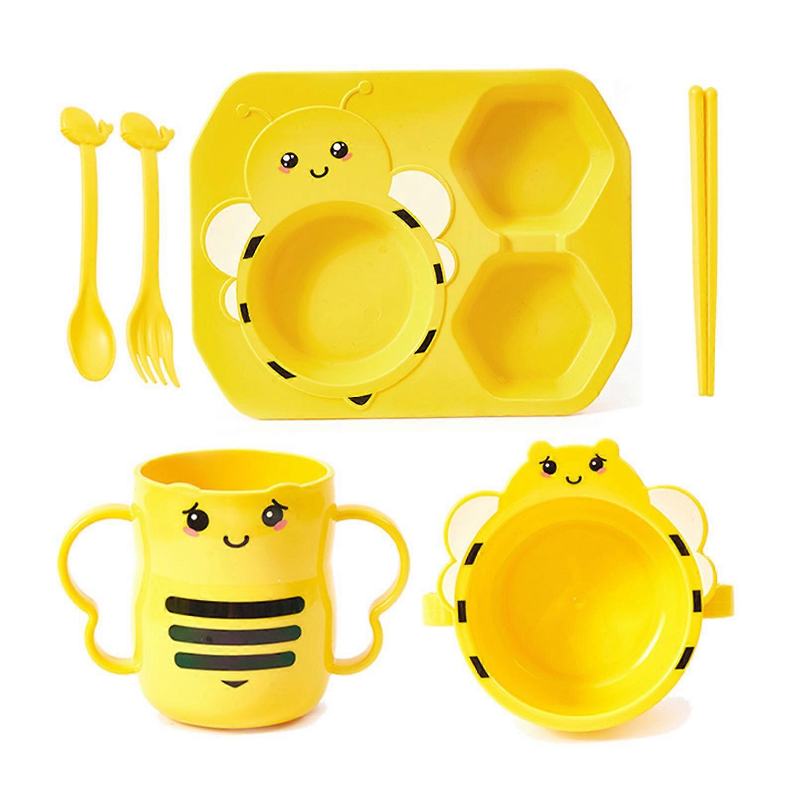 Little  Children's Reusable Tableware Dinnerware Cartoon Designed