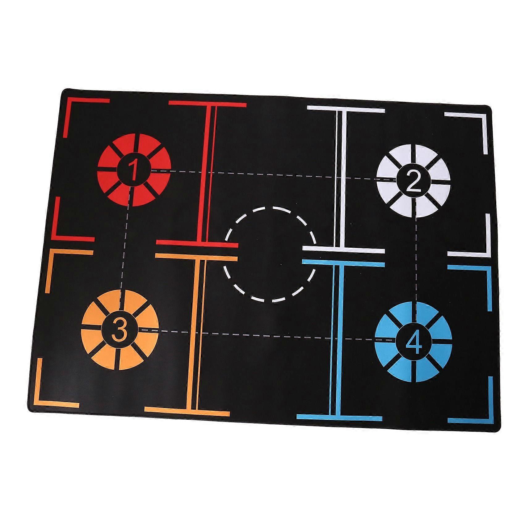 Standard Basketball Training Mat Non-Slip Foot Practice Mat Dribble Control Auxiliary Footstep Mat