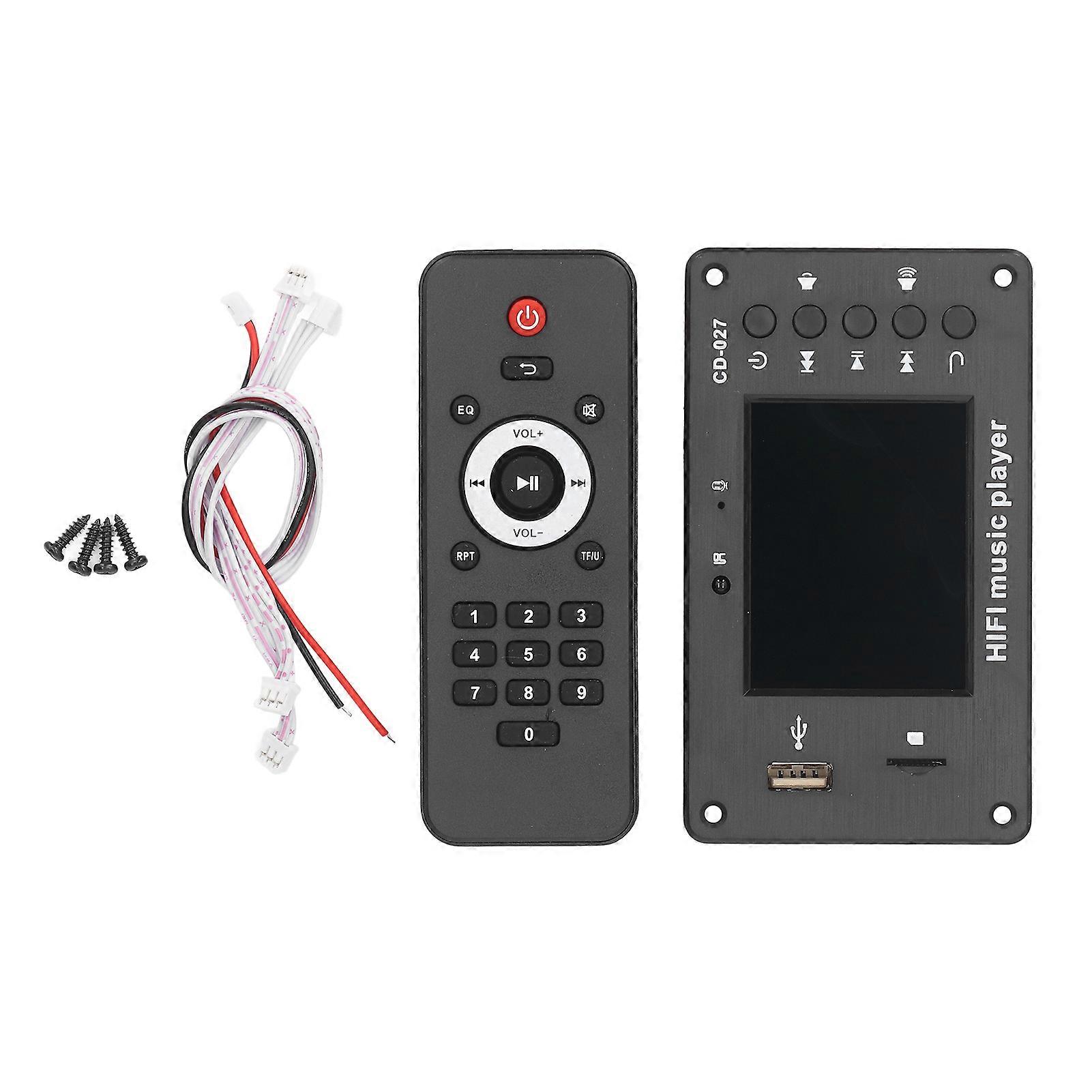 BT Decoder 2.8 Inch TFT Display Calendar Clock Lossless Decoding BT Sound Receiver 7V-24V