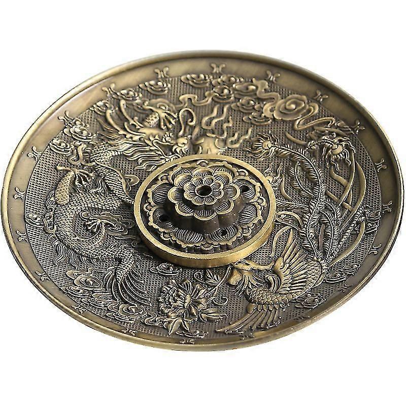 香スティックホルダー - 瞑想のための灰キャッチャーとロータス香合金香バーナー, ヨガ, ホームオフィス