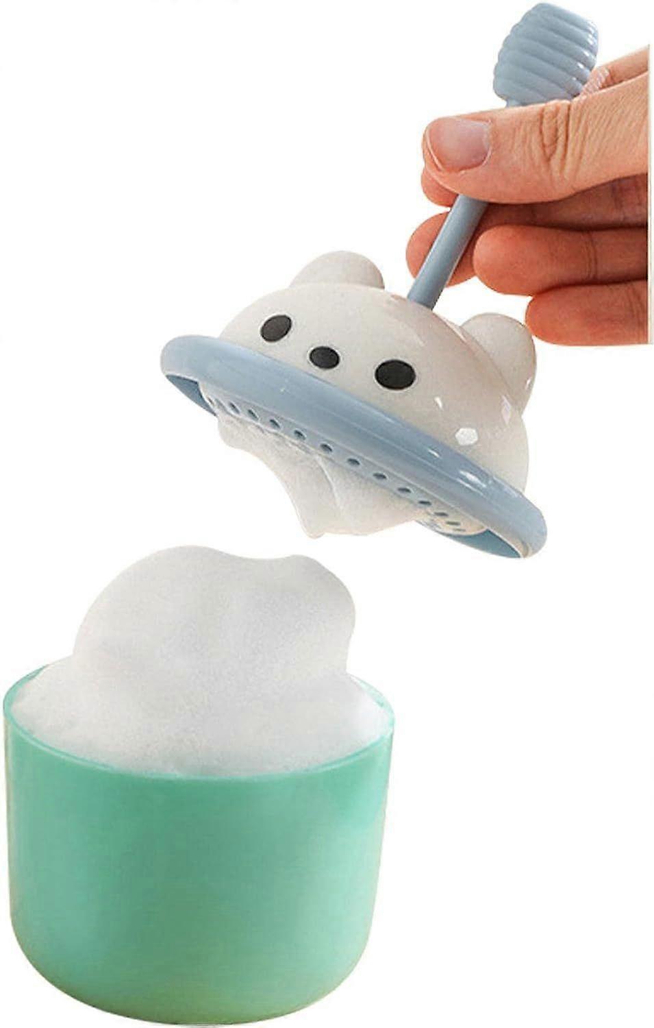 Espuma de Lavagem Facial, Espuma de Bolha com Forma de Urso | Formador, Fabricante de Espuma Rica, Limpador de Espuma e Lavagem Facial, Ferramentas de Cuidados com a Pele para Lavagem Facial