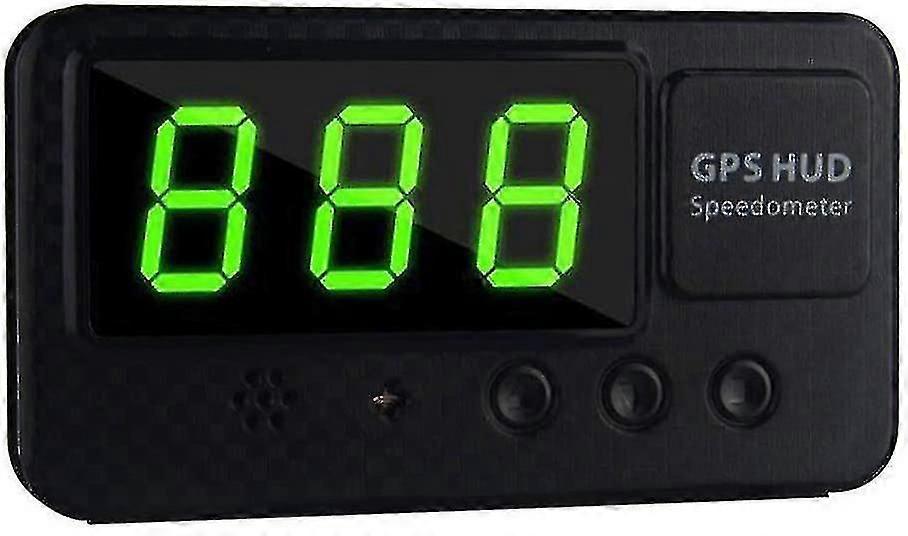 מד מהירות אוניברסלי דיגיטלי GPS חדש לרכב, משאית, אופנוע וכלי רכב אחרים (107 x 58 x 6 מ"מ, bla