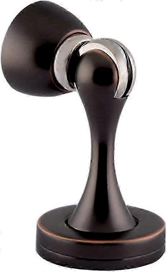 Solid Mental Magnetic Door Stop, Wall Mounted, Oil Rubbed Bronze