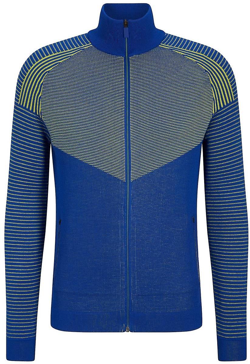 Falke Running Zip Jacket - Yve Blue/Green