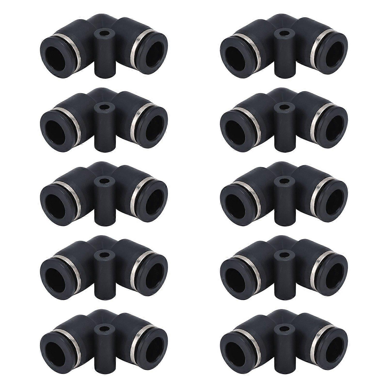 10pcs Pneumatic Connector Durable ABS Replaceable Practical Connecting Accessories for Automation Equipment8